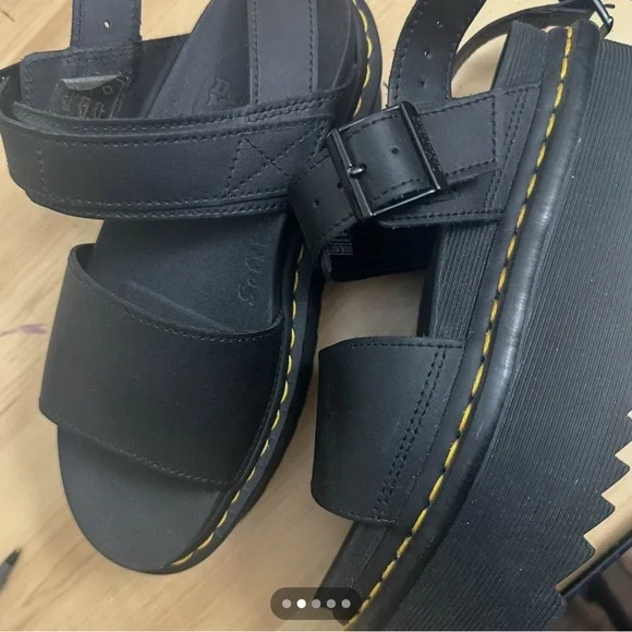 Dr. Martens | Shoes | Dr Martens Black Leather Sandals With  display picture 2